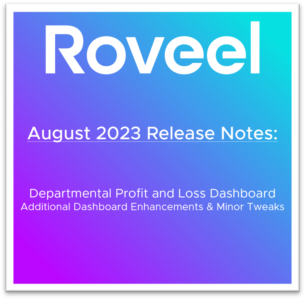 Roveel August 2023 Release Notes Image