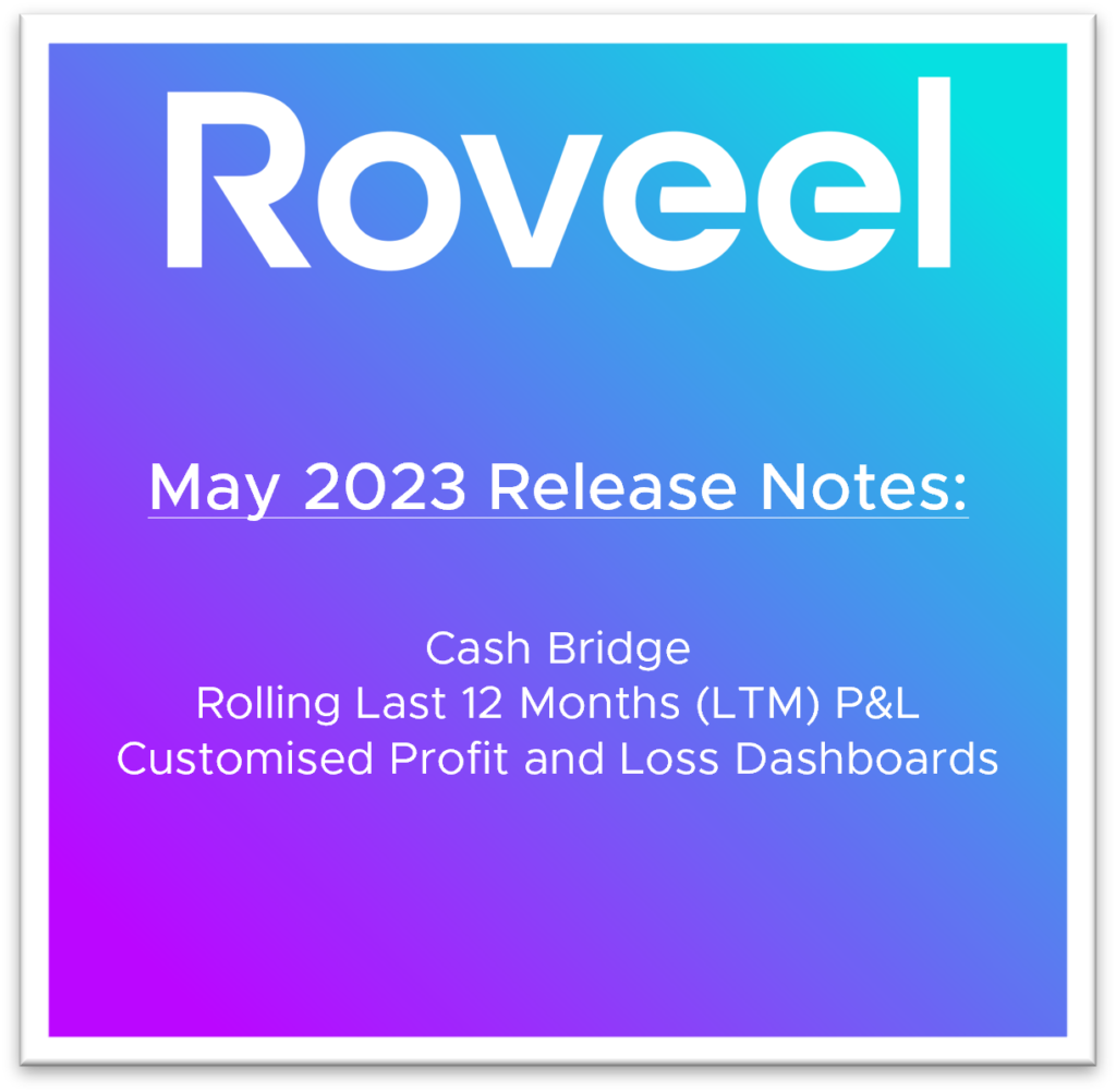 Roveel May 2023 Release Notes