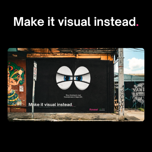 Stop straining to read financial data in Sage 200. Make it visual instead
